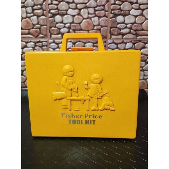 Vintage Fisher Price Tool Kit Incomplete #B13 - Picture 1 of 7